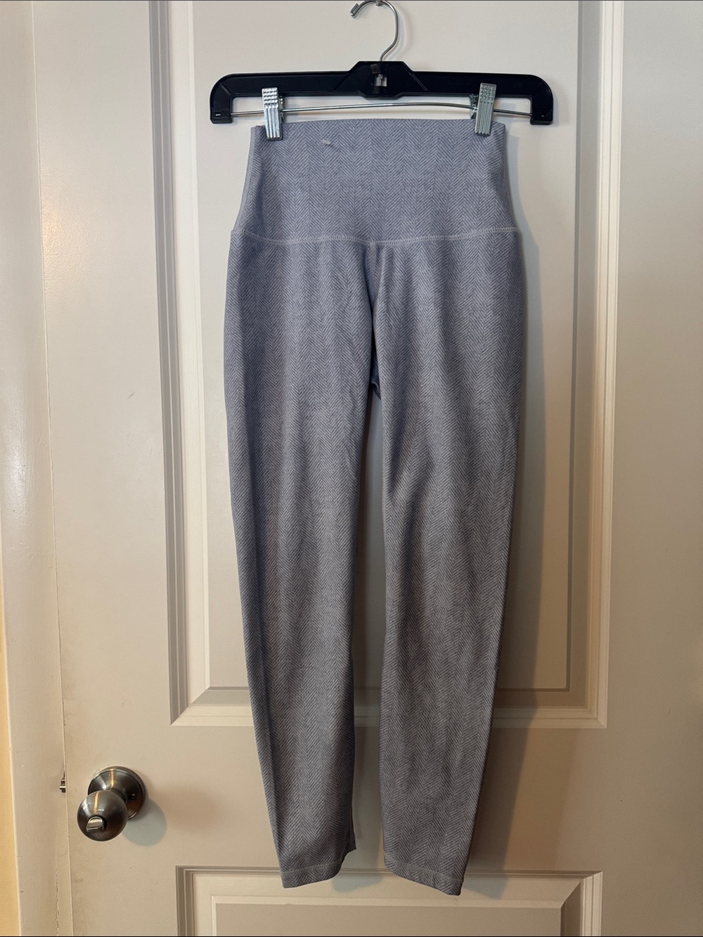 P’tula herringbone grey highwaisted leggings small ankle activewear women’s